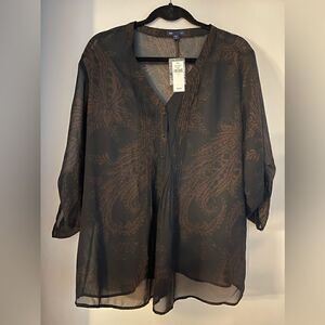 🌟GAP sheer top NWT XL🌟